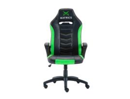 Cadeira Gaming  Invisctus (Até 100 kg - Elevador a Gás Classe 4 - Preto e Verde)