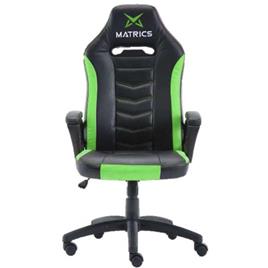 Cadeira Gaming Invictus Preta/Verde Matrics