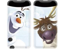 Powerbank ERT Frozen (6000 mAh - 1 USB - 1 MicroUSB - Branco)