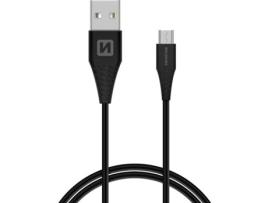 Cabo SWISSTEN 53255 (USB - MicroUSB - 1.5 m - Preto)