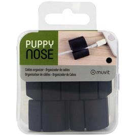 Muvit 4 Cable Organizer And 2 Cable Organizer One Size Black