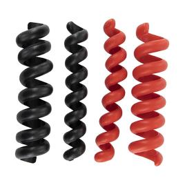 Muvit Spiral Cable Organizer 4 Units One Size Black / Red