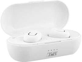 Auriculares Bluetooth True Wireless TNB Dude 5.0 (In Ear - Microfone - Branco)