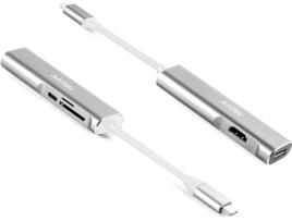 Hub  Usb-C 5 em 1 (Usb-c - Usb - Hdmi - Sd)