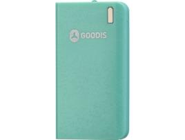 Powerbank GOODIS Teal (4000 mAh - 1 USB - 1 Micro-USB - Azul)