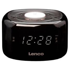 Rádio Despertador  CR-12 (Preto - Digital - FM - Corrente)