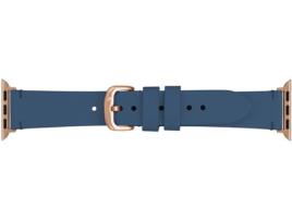 Bracelete  Pele Apple Watch 38, 40 mm Azul