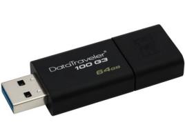 Pack 2 Pen USB 3.0 KINGSTON DataTraveler 100 G3 64 GB