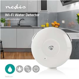 Detetor de Água 55Db Inteligente WiFi com Alarme SmartLife - Nedis