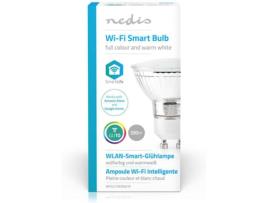 Lâmpada Inteligente LED Wi-Fi NEDIS Branco (GU10 - Branco)