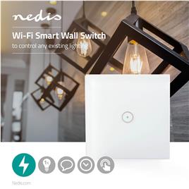 Interruptor de Parede Inteligente com WiFi SmartLife - Nedis