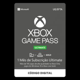 Cartão Xbox Game Pass Ultimate 1 Mês (Formato Digital)