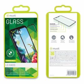 Muvit Tempered Glass Screen Protector Huawei Nova 5t One Size Clear / Black