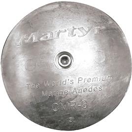 Martyr Anodes Aba De Acabamento De Alumínio Com ânodo De Leme Cmr3 95.25 mm Grey
