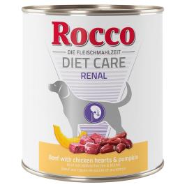 Rocco Diet Care Renal Vaca com coração de frango e abóbora 800 g  - 6 x 800 g