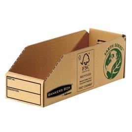 Fellowes Bankers Box Earth Bandeja de Carton 98mm - Montaje Manual - Carton Reciclado Certificacion FSC - Color Marron