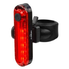 Funken Luz Traseira 5x Led Cob 330mah Li-poly Integrated 60 Lumens Black