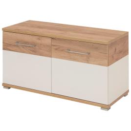 Germania 426451 Shoe Cabinet 'Topix' 96x40x50,4 cm White and Oak