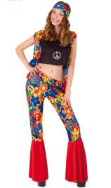 Fato de Hippie Colorido para senhora
