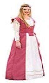 Fato de Princesa Medieval Ana para senhora