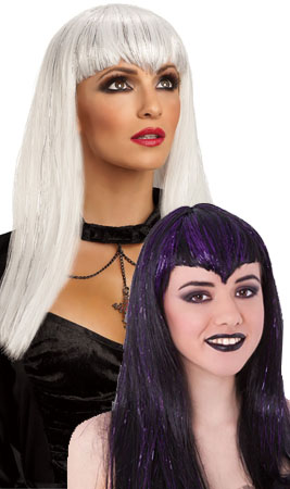 Peruca de Vampira Travessa Colorida