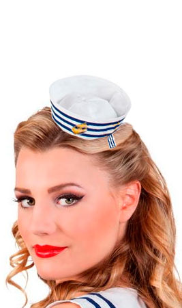 Gorro de Marinheira Chique com Riscas