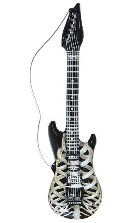 Guitarra com Esqueleto Insuflável