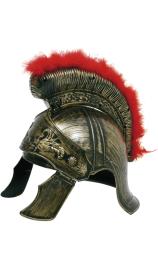 Capacete de Romano com Pena
