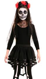 Conjunto de Catrina Mexicana para criança