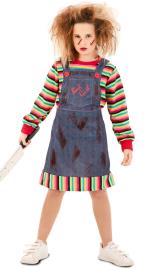 Fato de Chucky Diabólica para menina