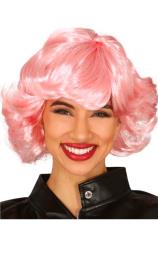 Peruca Rosa de Grease Eco