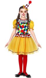 Fato de Palhaça Rombos para menina