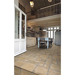 Degrau cerâmico ALHAMAR PALHA 33X33X3CM