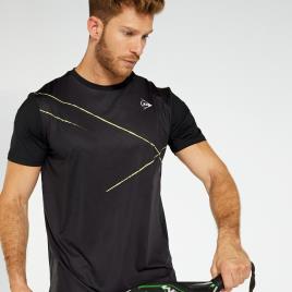 Dunlop Game - Preto - T-shirt Ténis Homem tamanho S