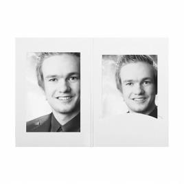 Daiber 100 Portrait Folders Passepartout 10x15 One Size White
