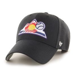 47 Boné Mlb Colorado Rockies Mvp One Size Black