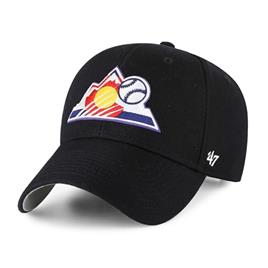 47 Boné Mlb Colorado Rockies Mvp One Size Black