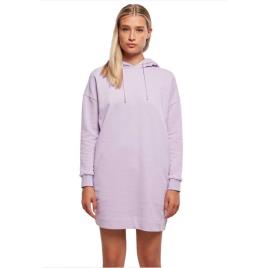 Urban Classics Vestido Curto Manga Comprida Organic Oversized Terry L Lilac