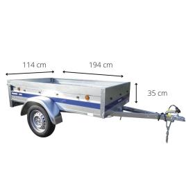 Reboque norauto nor2000 500 kg