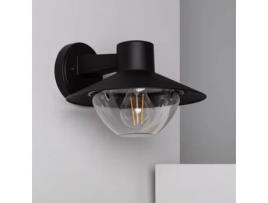 Candeeiro de Parede LEDKIA (Preto - Alumínio - 17.8x26x24 cm)