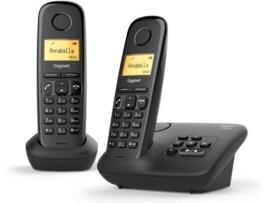 Telefone sem fio GIGASET AL170A Duo Preto