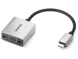 Marmitek 08370 Adaptador de Cabo de Vídeo 0.15 M Usb Type-C Vga D-Sub Alumínio Preto