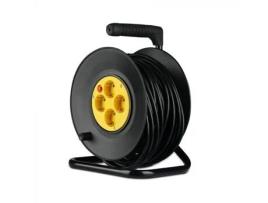 Enrolador de Cabo 25Mts 3500W Preto Amarelo
