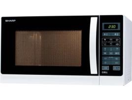 Sharp Home Appliances R-742Ww Microondas Balcão Micro-Ondas Grill 25 L 900 W Preto Branco