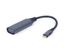 Cablexpert A-Usb3C-Vga-01 Adaptador de Cabo de Vídeo 0.15 M Usb Type-C Vga D-Sub Cinzento