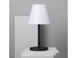 Candeeiro de Mesa LEDKIA Maipo (Preto - Alumínio, PE - 30x60 cm)