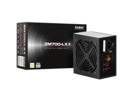 Zalman Zm700-Lxii Fonte de Alimentação 700 W 20+4 Pin Atx Atx Preto