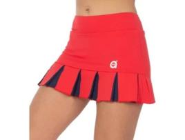 Saia para Mulher A40GRADOS SPORT & STYLE Feliz Vermelho para Ténis ou Padel (XL)