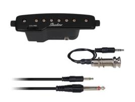 Shadow Captador Ativo de Soundhole Preto Humbucker com Cabo de 4 Metros Bateri