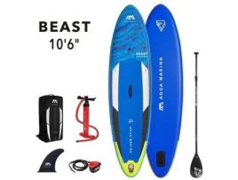 Prancha de Stand Up Paddle AQUA MARINA Beast Azul (320x81x15 cm)